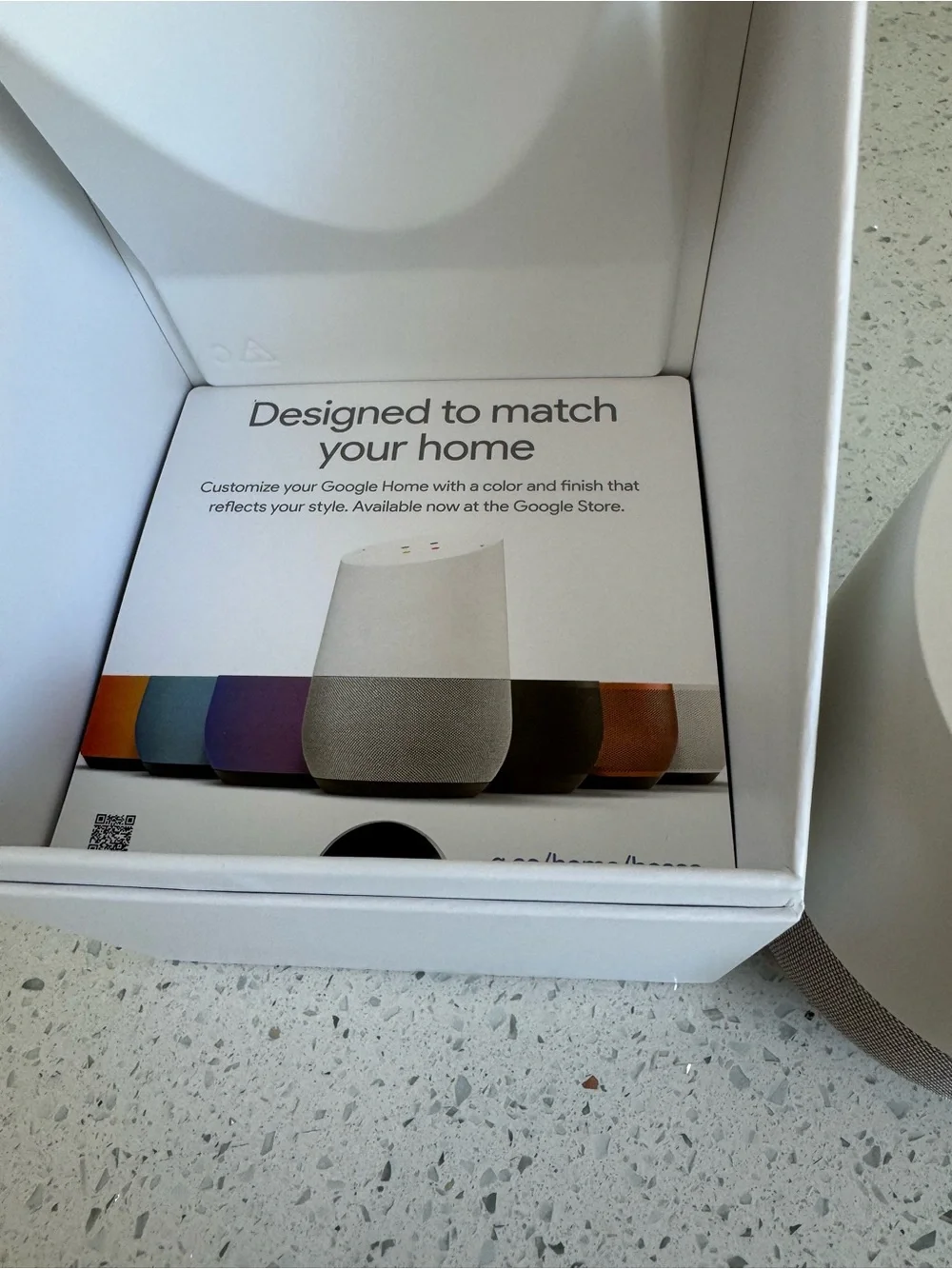 Google Home Voice-Activated Smart Speaker – White – Google Assistant EUC